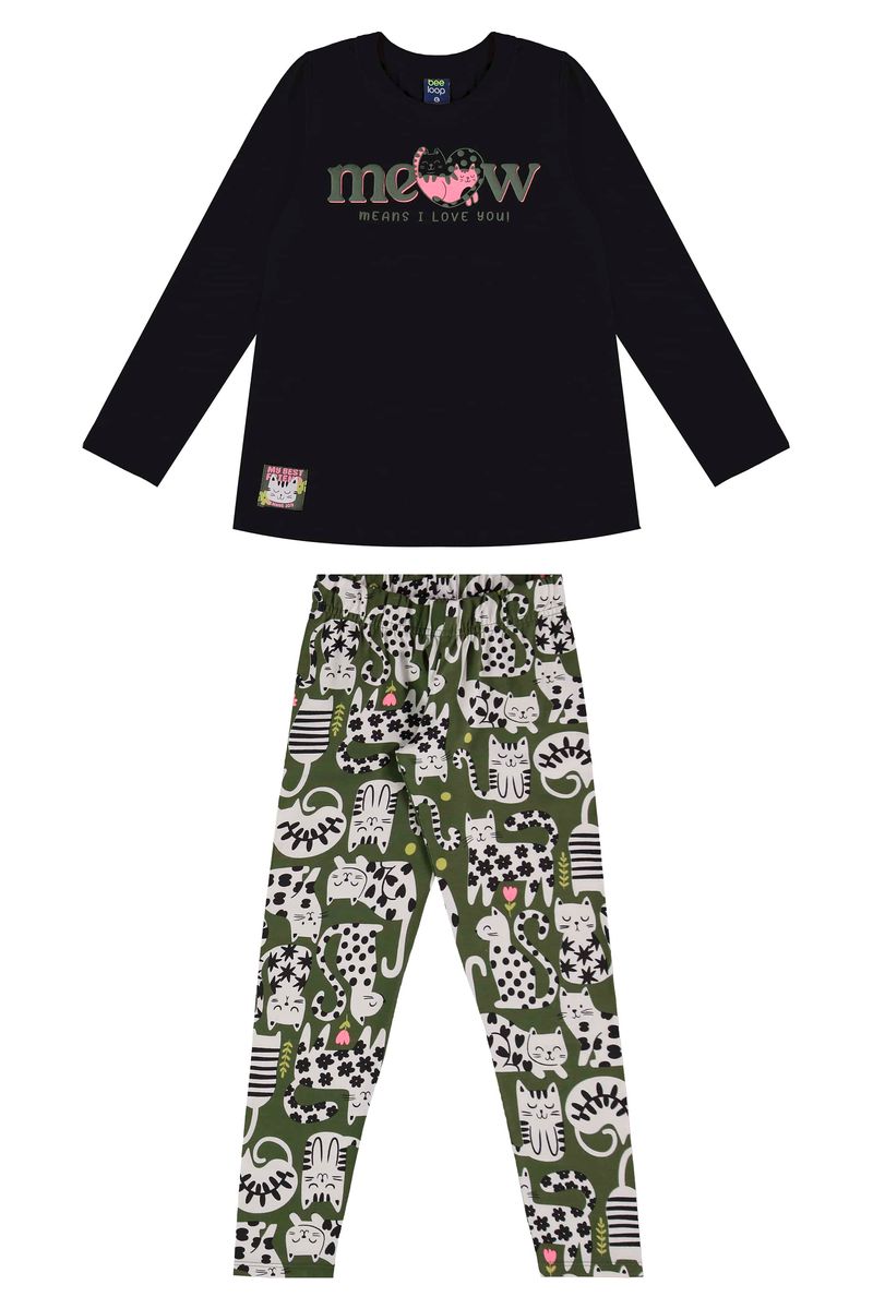 conjunto-para-meninas-blusa-meia-malha-e-calca-legging-em-cotton-preto-bee-loop