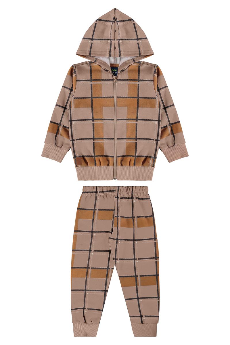 conjunto-infantil-masculino-com-jaqueta-e-calca-moletom-marrom-bee-loop