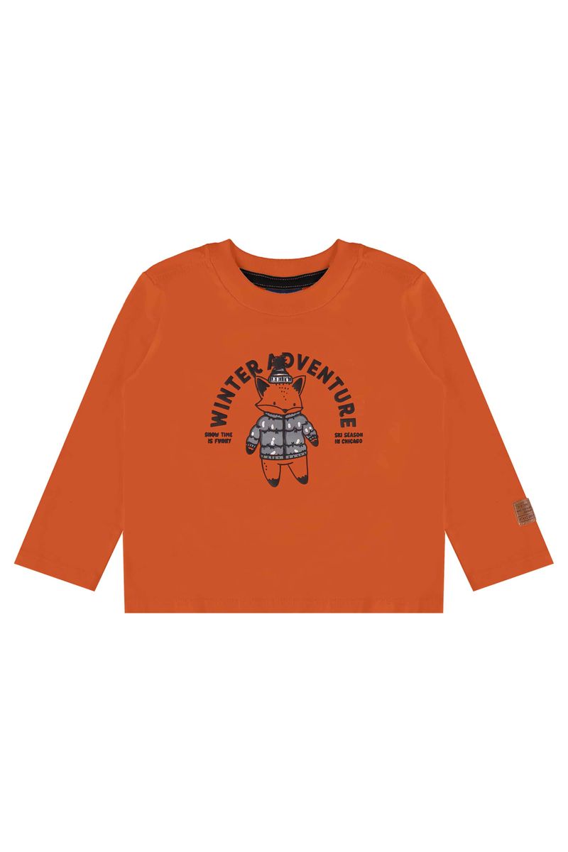 conjunto-infantil-masculino-com-camiseta-e-calca-em-moletom-laranja-bee-loop