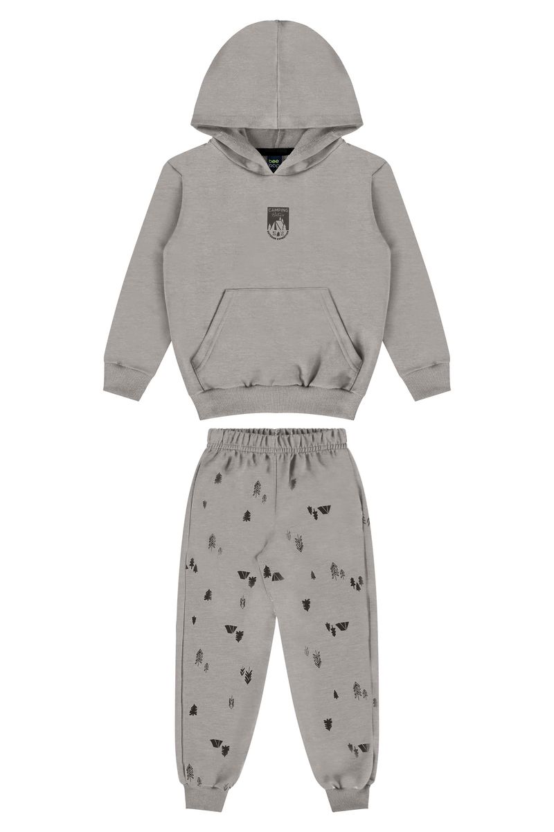 conjunto-infantil-em-moletom-com-blusao-e-calca-cinza-bee-loop