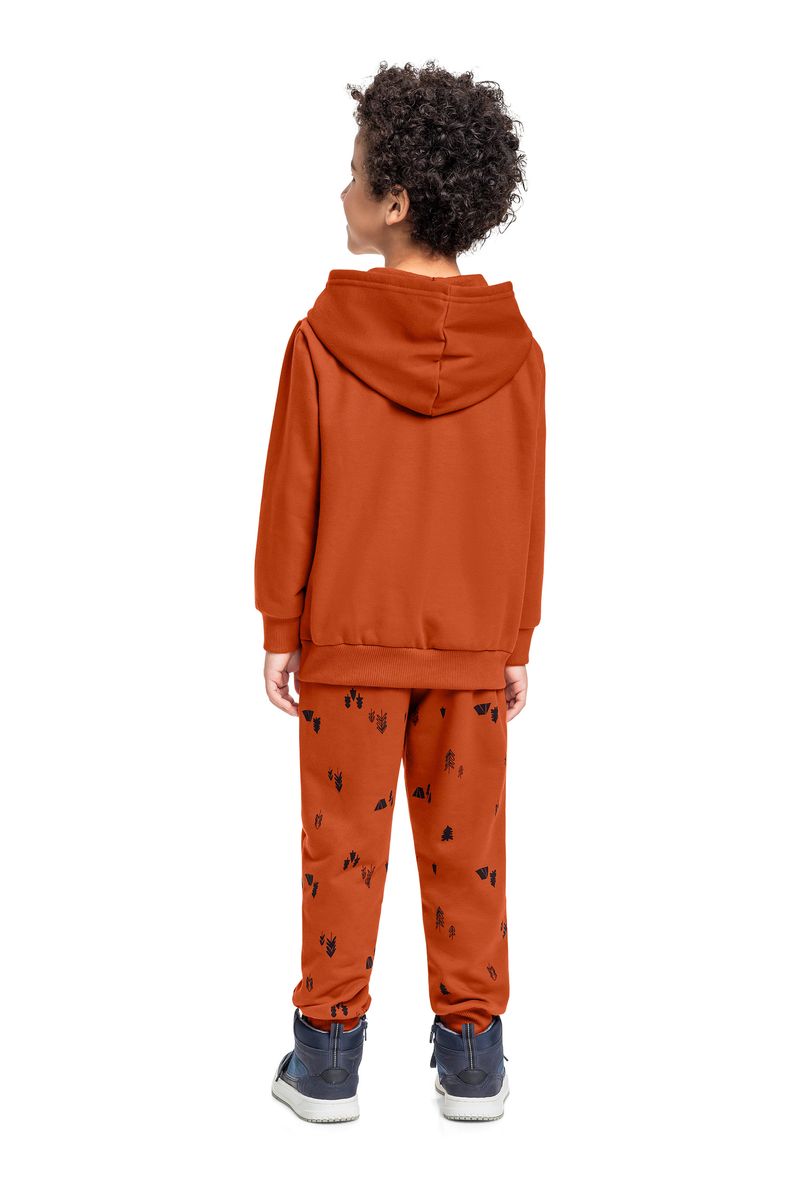 conjunto-infantil-em-moletom-com-blusao-e-calca-marrom-bee-loop