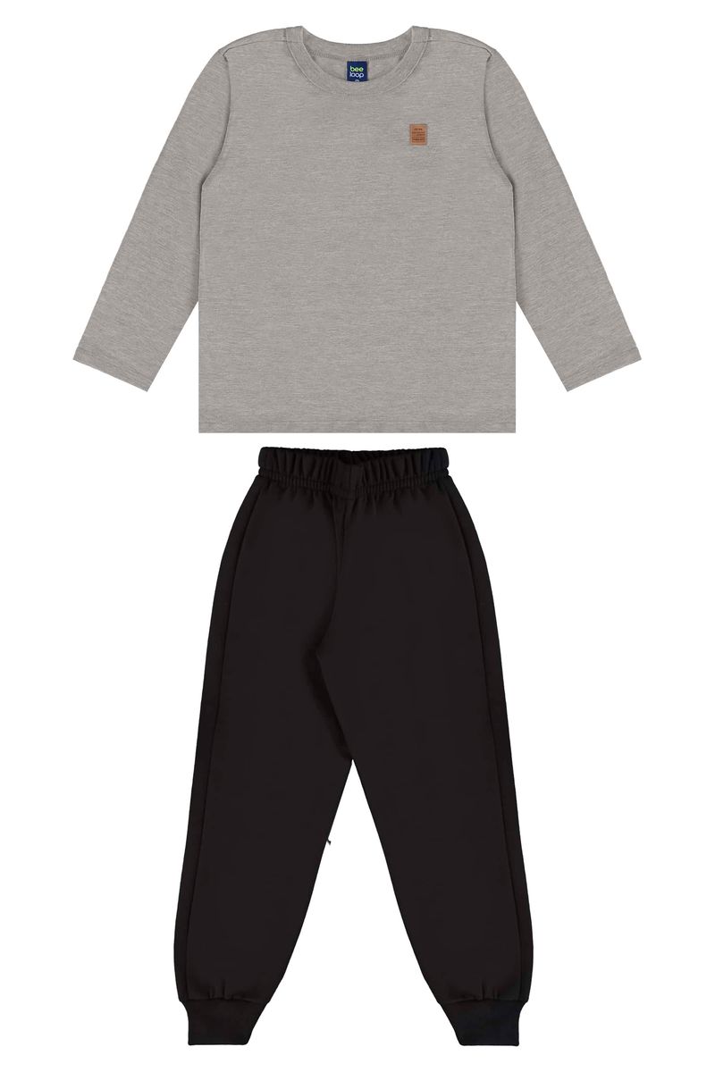 conjunto-infantil-com-blusa-e-calca-para-menino-cinza-bee-loop