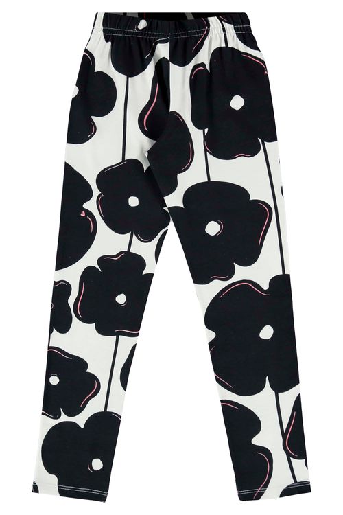 Calça Legging em Cotton Infantil (Branco) Bee Loop