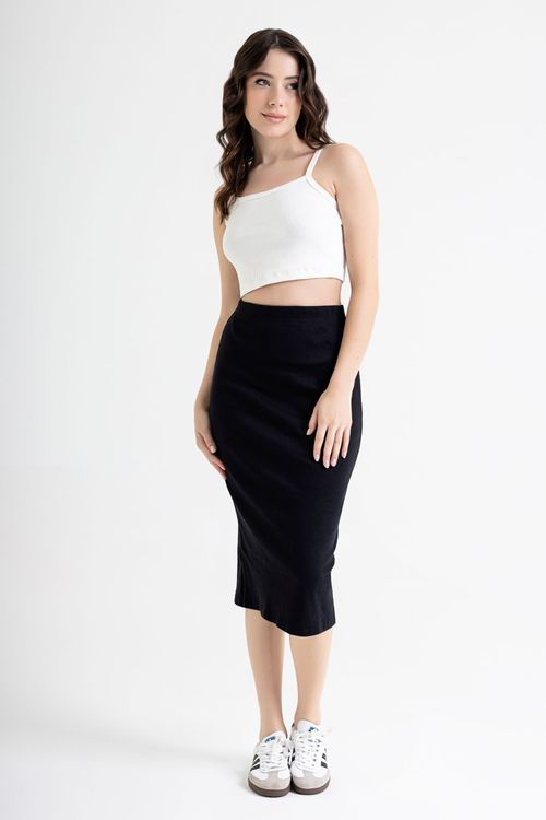 Top em Ribana Básico (Off White) Just Basic