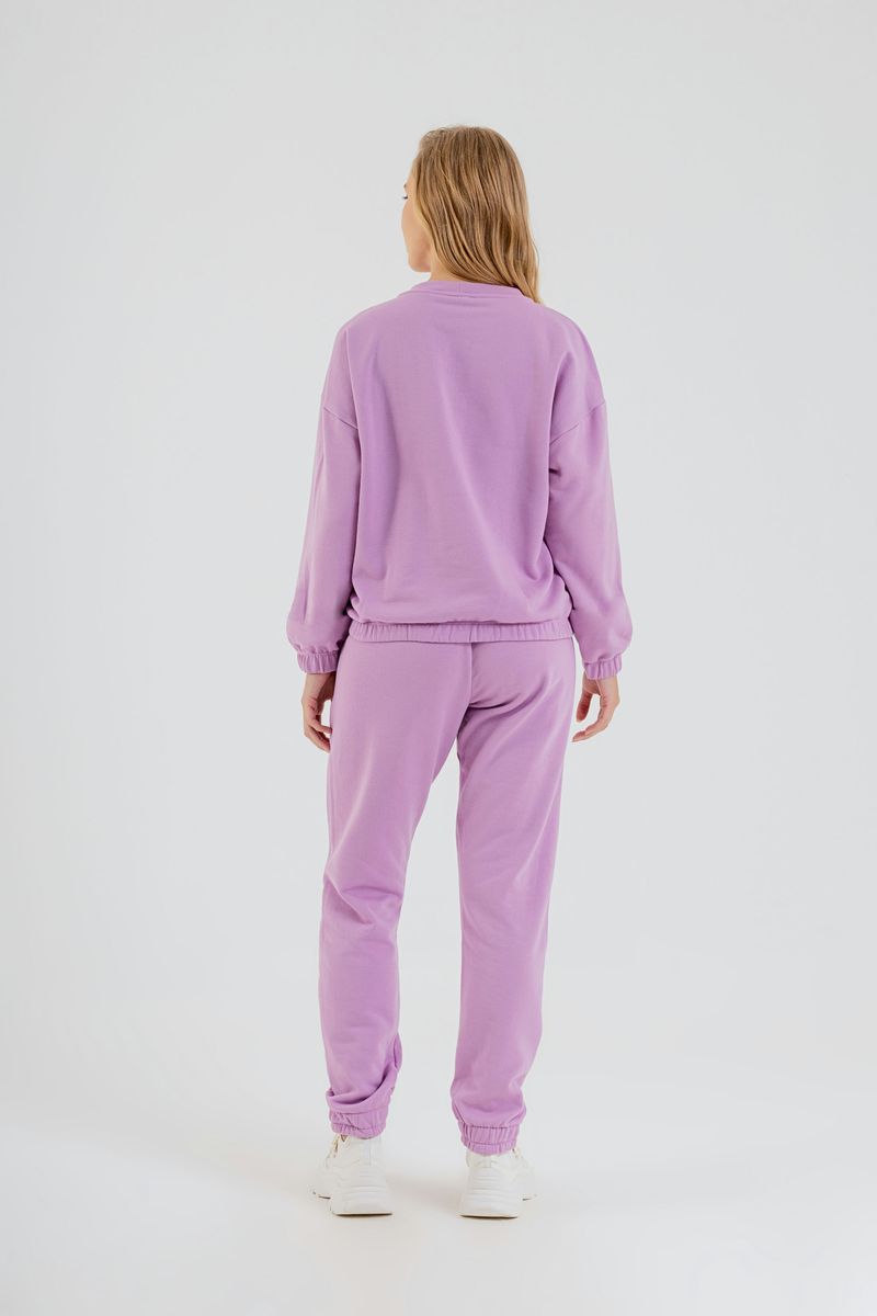 Calca-Basica-em-Moletom-Feminino-Adulto--Lilas--Just-Basic