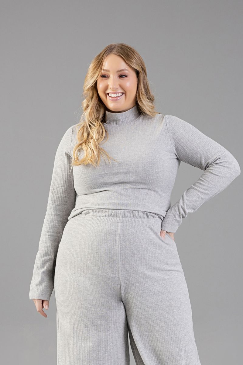 Just-Basic---Blusa-Basica-Manga-Longa-Feminina-Adulto-Cinza