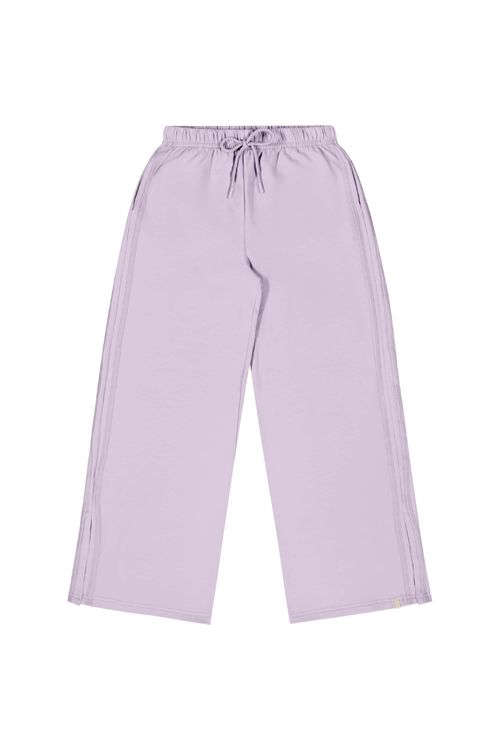 Wide Leg Juvenil em Moletom (Roxo) Gloss