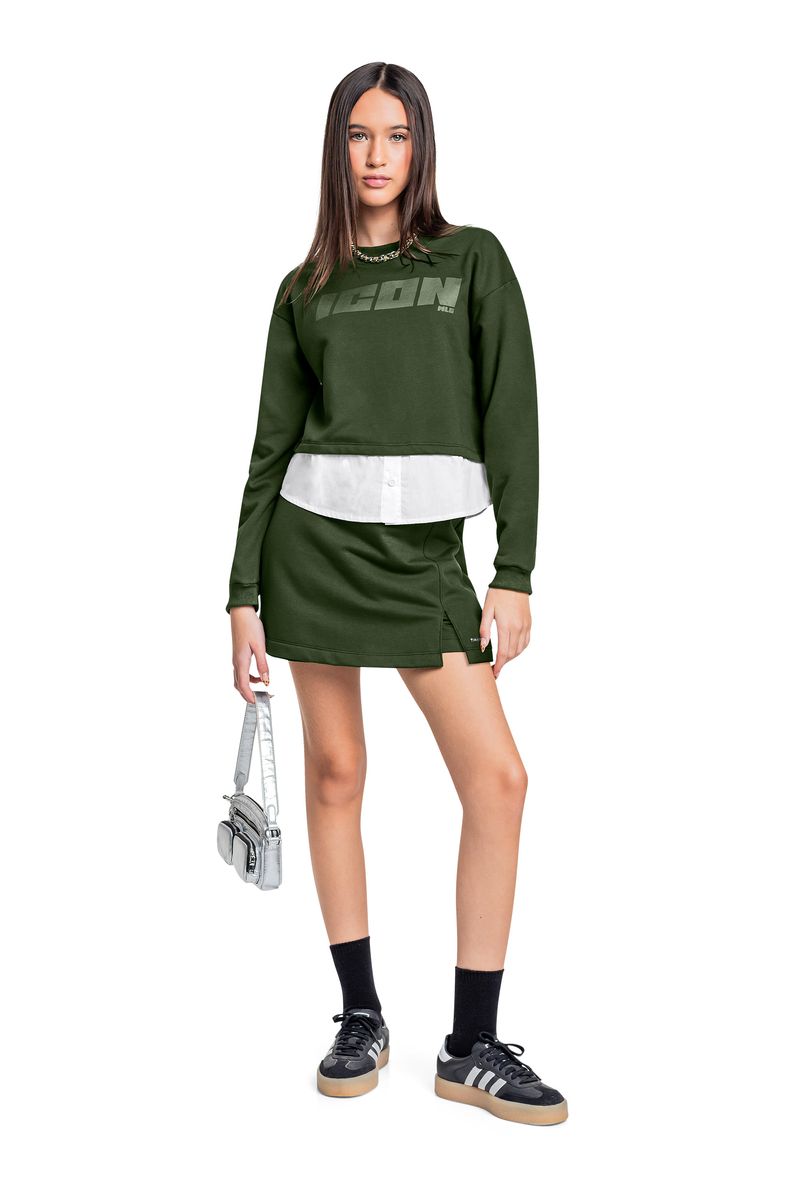 frente-conjunto-com-blusao-e-short-saia-juvenil-em-moletom-verde-gloss