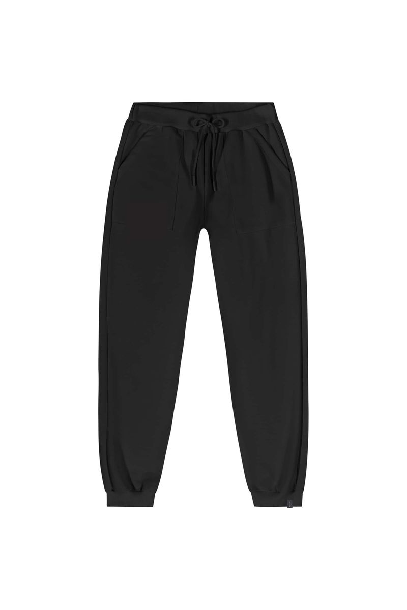 frente-calca-basica-juvenil-em-moletom-preto-gloss