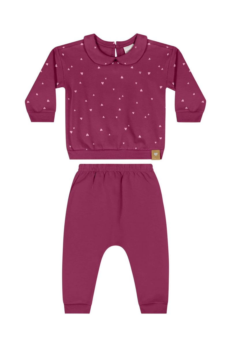 conjunto-blusao-calca-em-molecotton-bebe-menina-rosa-quimby-frente