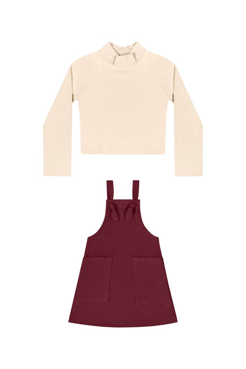 conjunto-cropped-manga-longa-salopete-menina-marrom-quimby