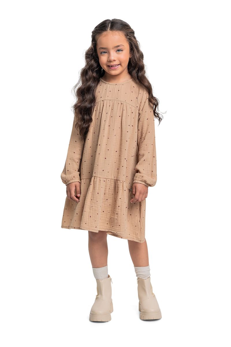 vestido-manga-longa-em-algodao-menina-marrom-quimby-frente