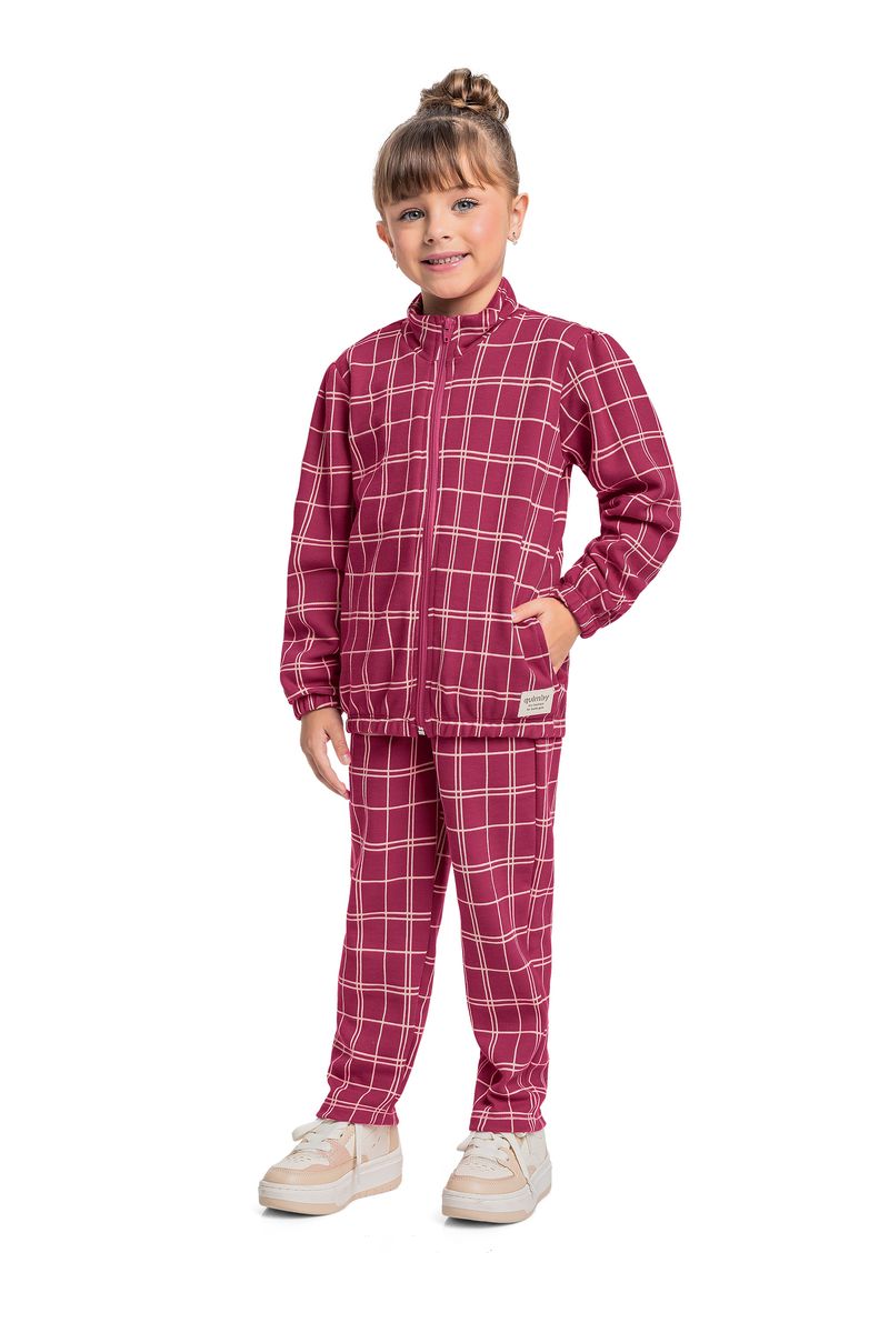conjunto-jaqueta-calca-xadrez-menina-rosa-escuro-quimby-frente