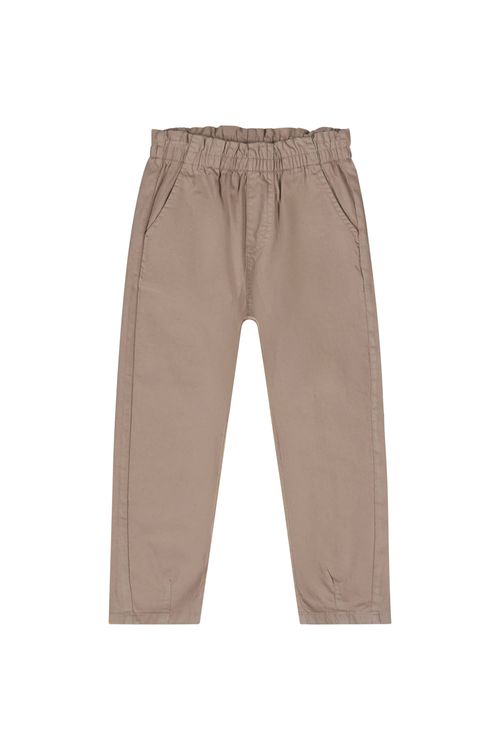 Calça em Sarja para Menina (Marrom) Quimby