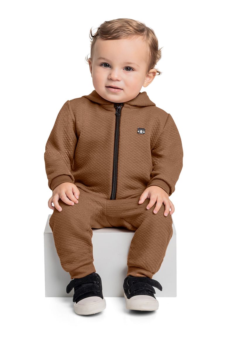 conjunto-jaqueta-calca-em-matelasse-bebe-menino-marrom-quimby-frente