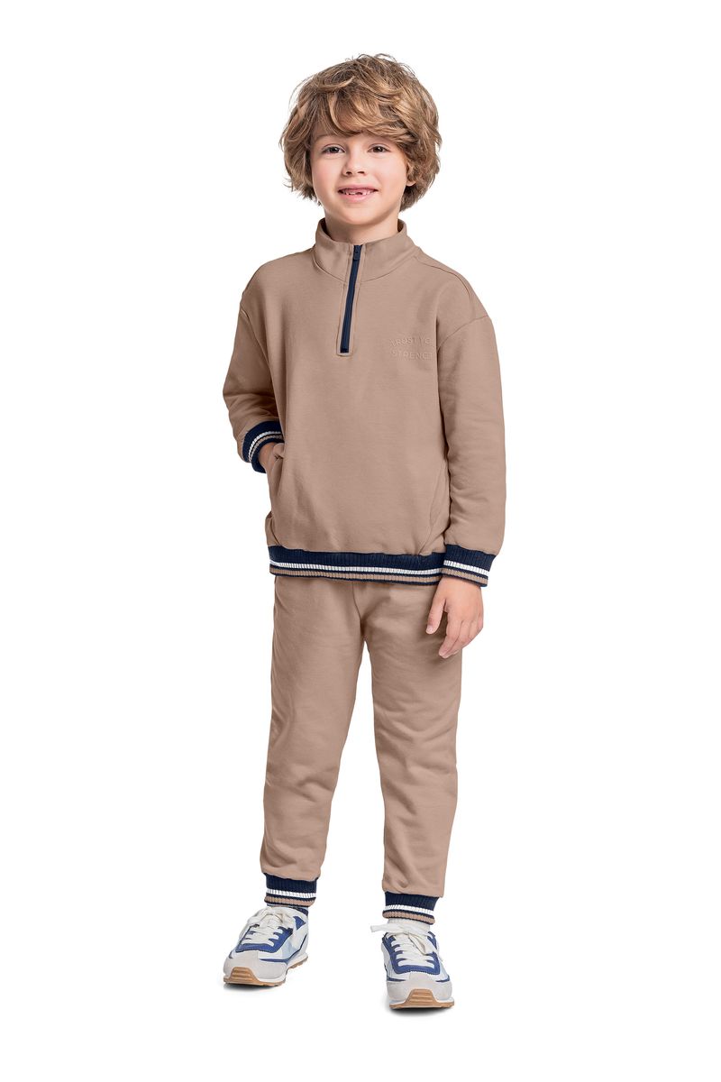 conjunto-blusao-calca-em-moletom-menino-marrom-quimby-frente