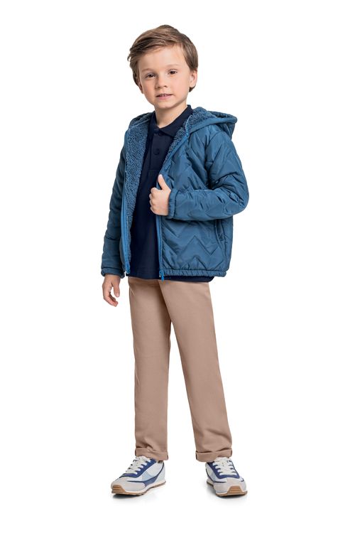 Jaqueta Infantil para Menino (Azul) Quimby