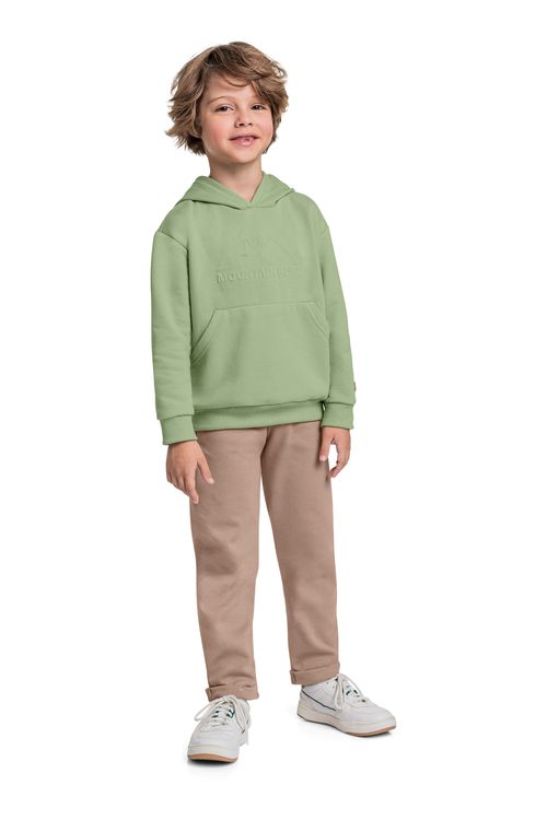Blusão em Moletom para Menino (Verde) Quimby
