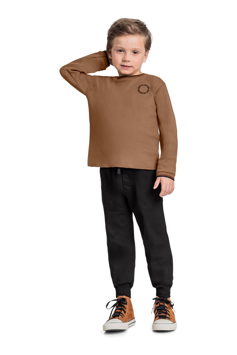 camiseta-manga-longa-menino-marrom-quimby