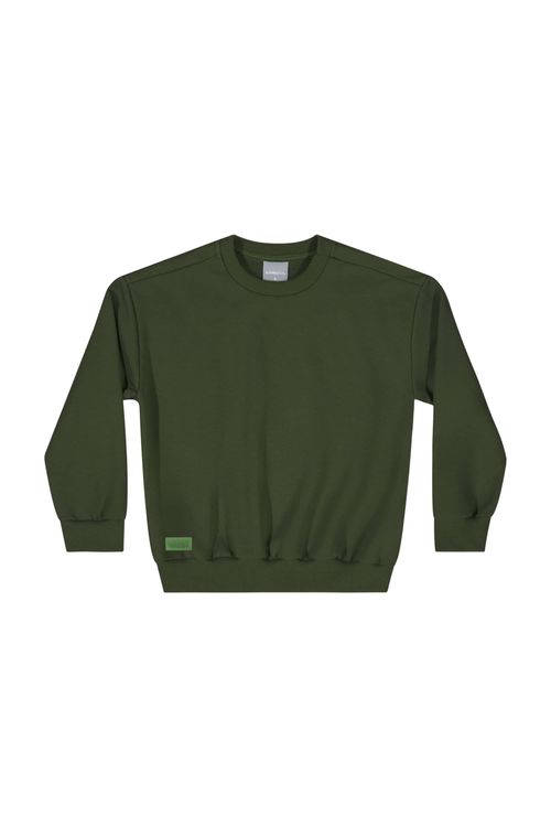 Blusão Básico em Moletom para Menino (Verde) Quimby