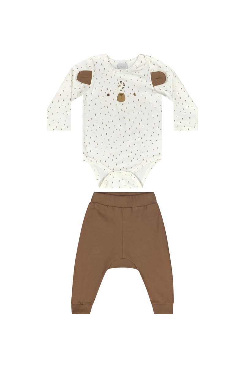 conjunto-de-ursinho-body-calca-unissex-bebe-off-white-quimby