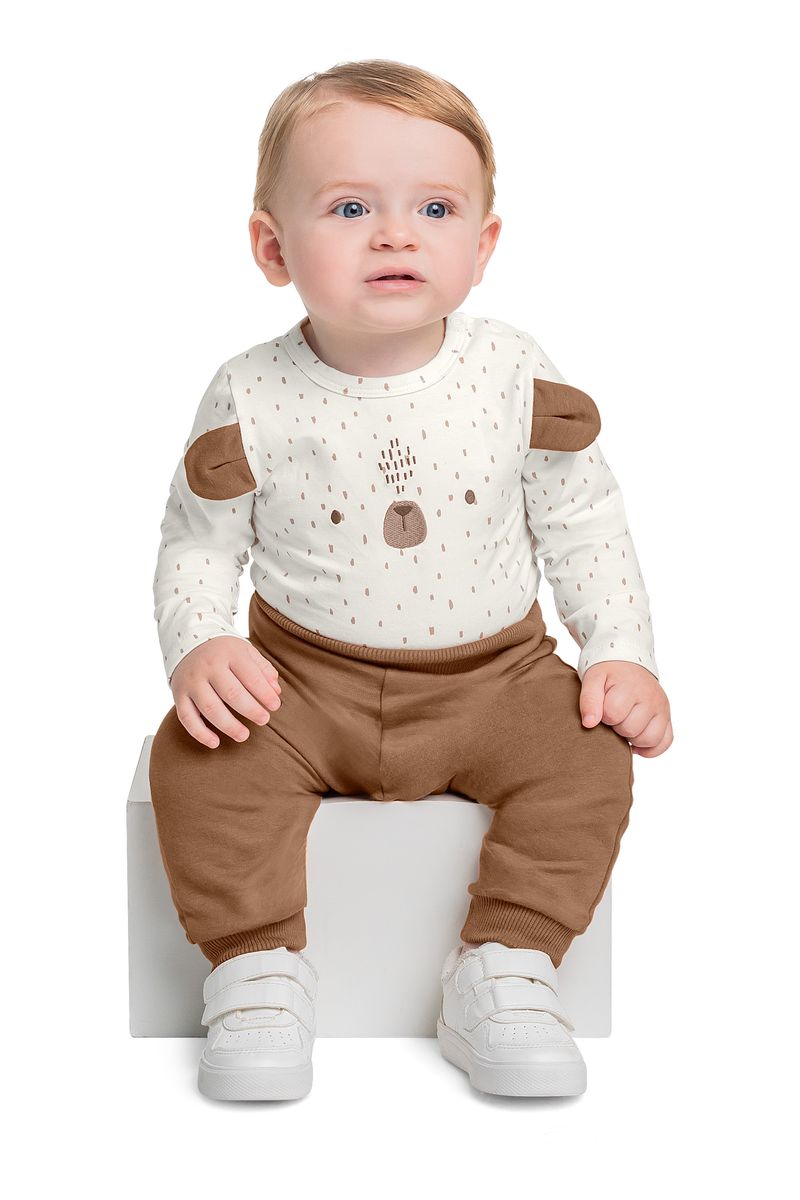 conjunto-de-ursinho-body-calca-unissex-bebe-off-white-quimby-frente