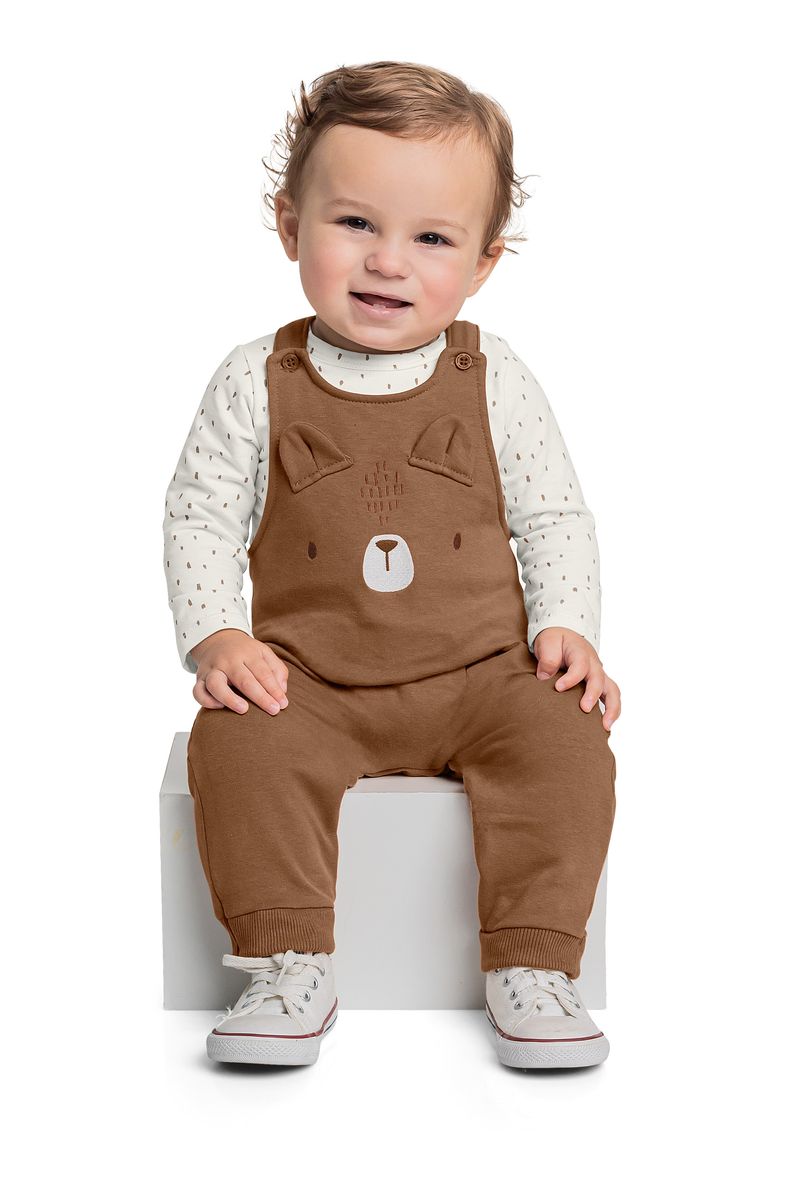 conjunto-de-ursinho-body-jardineira-unissex-bebe-off-white-quimby