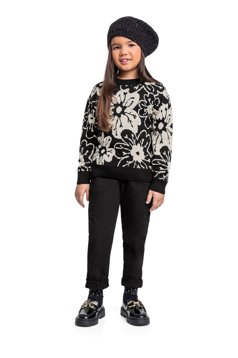 blusao-floral-em-tricot-menina-preto-quimby-frente