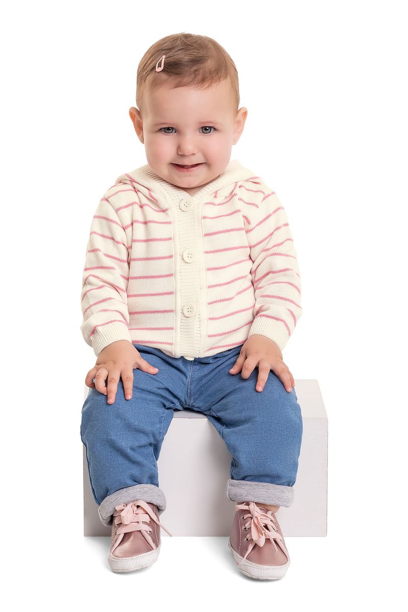 Casaco-em-Trico-para-Bebe-Unissex--Rosa--Quimby