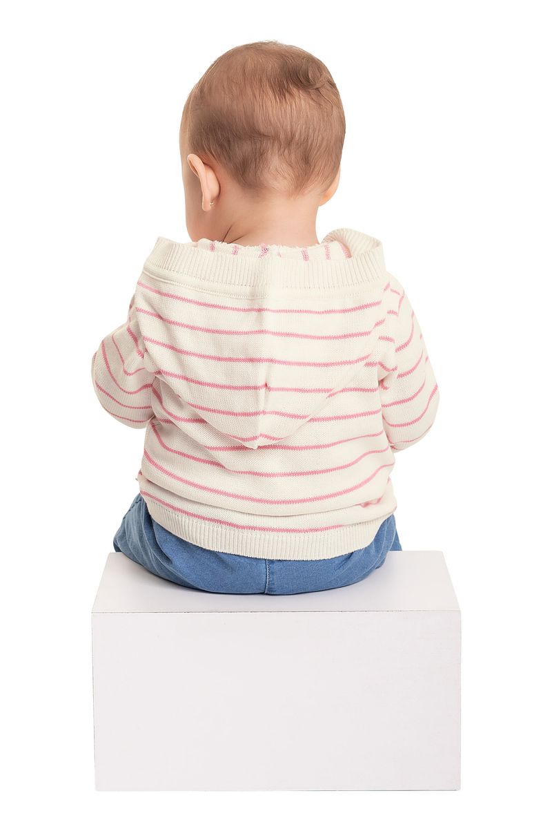 Casaco-em-Trico-para-Bebe-Unissex--Rosa--Quimby