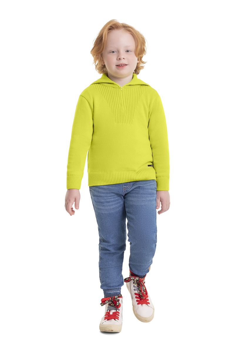 Casaco-em-Trico-Infantil-Menino--Verde--Quimby