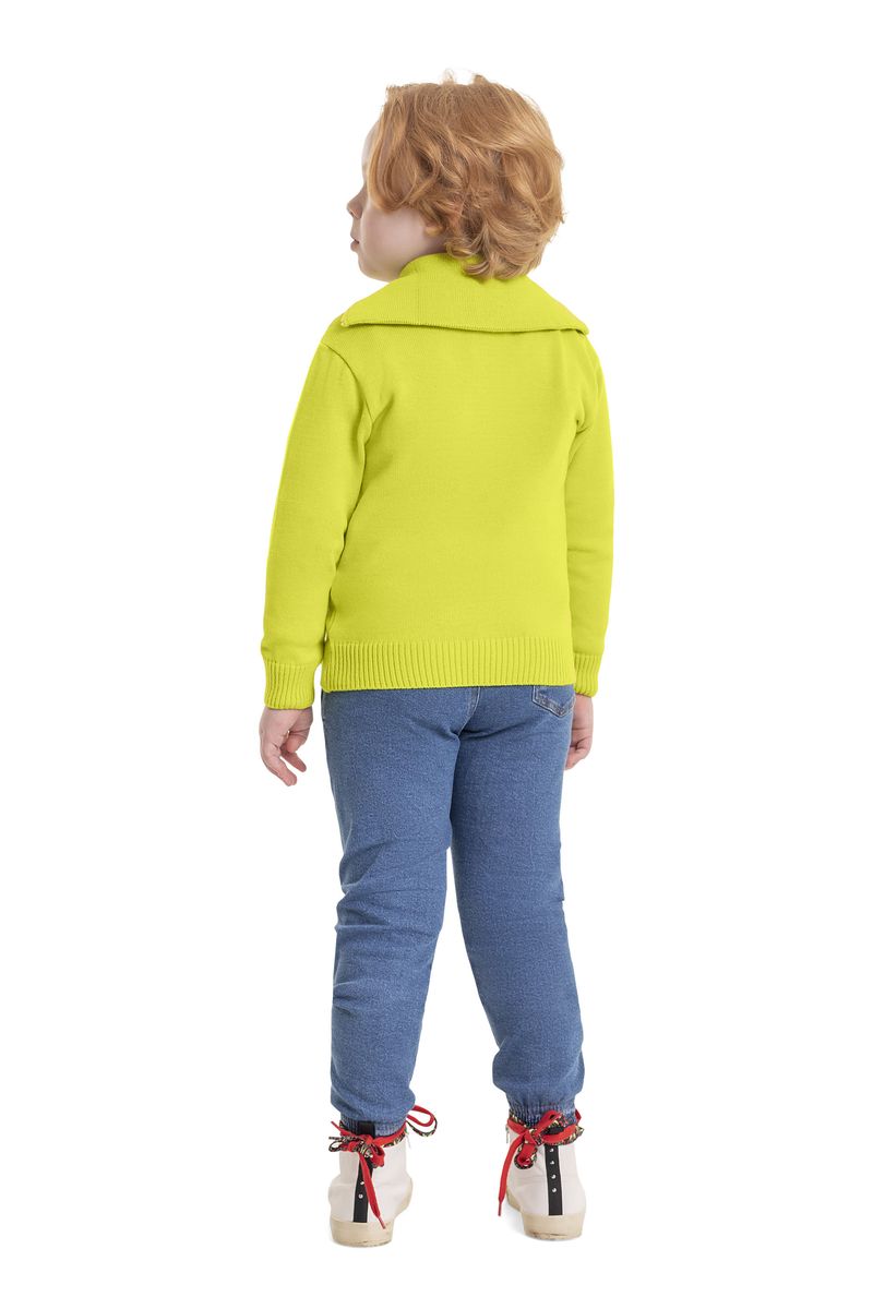Casaco-em-Trico-Infantil-Menino--Verde--Quimby