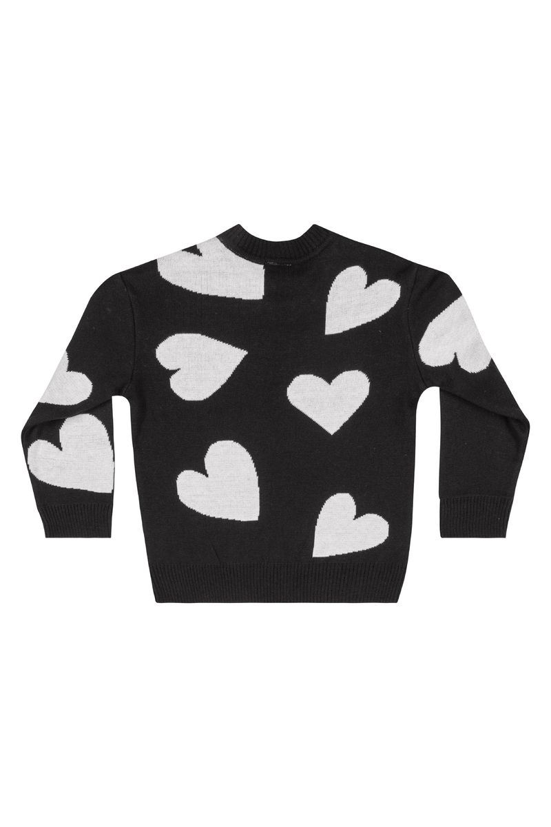 Blusao-em-Trico-Infantil-Menina--Preto--Quimby