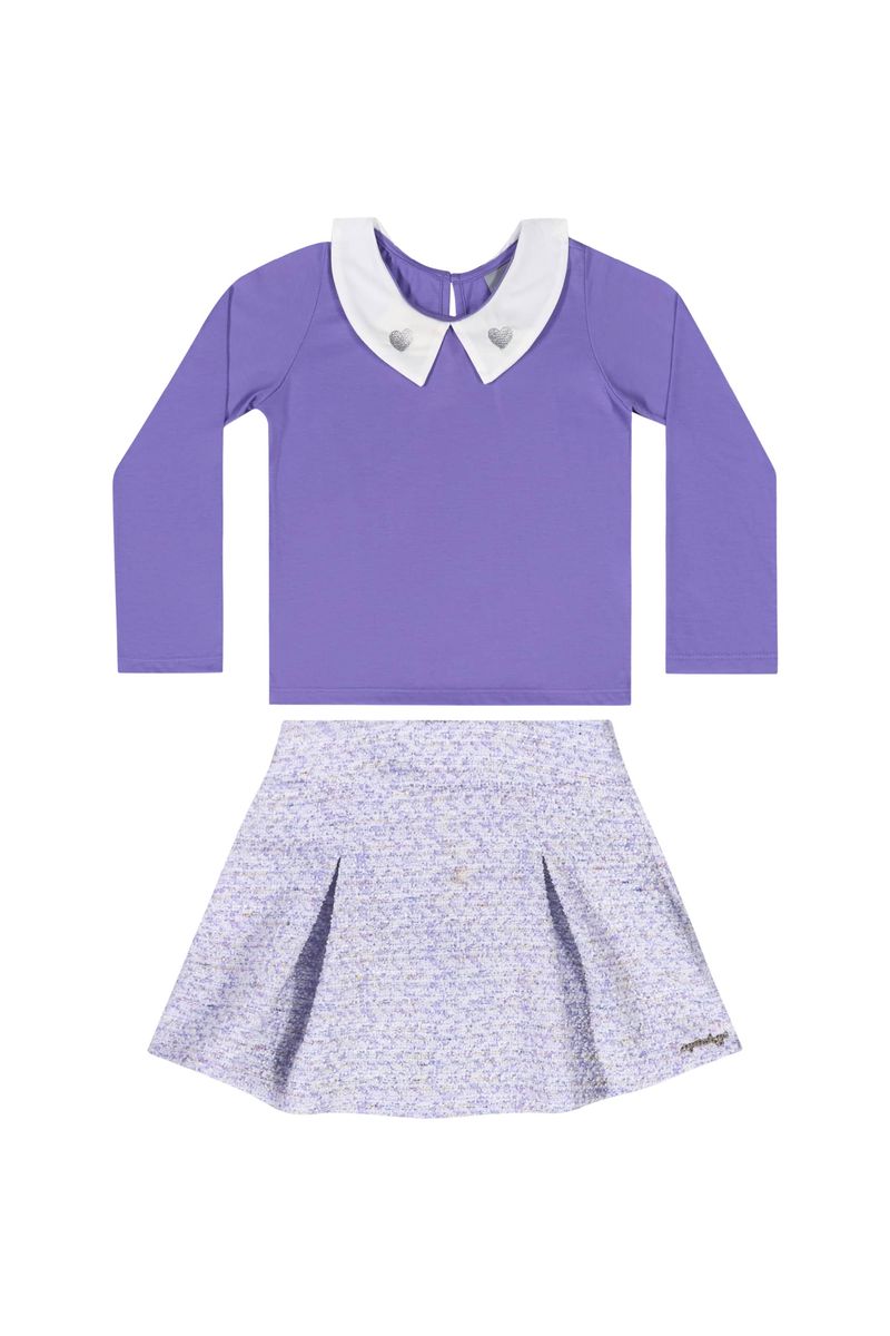 conjunto-blusa-manga-longa-short-saia-menina-roxo-quimby