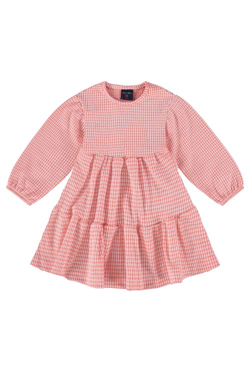 Vestido de Manga Longa Infantil (Laranja) Guloseima