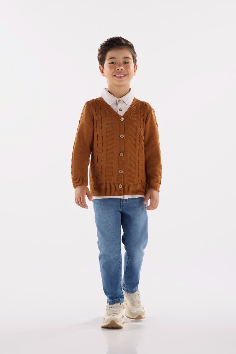 cardigan-em-trico-infantil-menino-marrom-frente
