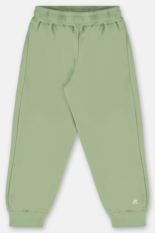 Calça Básica em Moletom Infantil Feminino (Verde) Up Baby