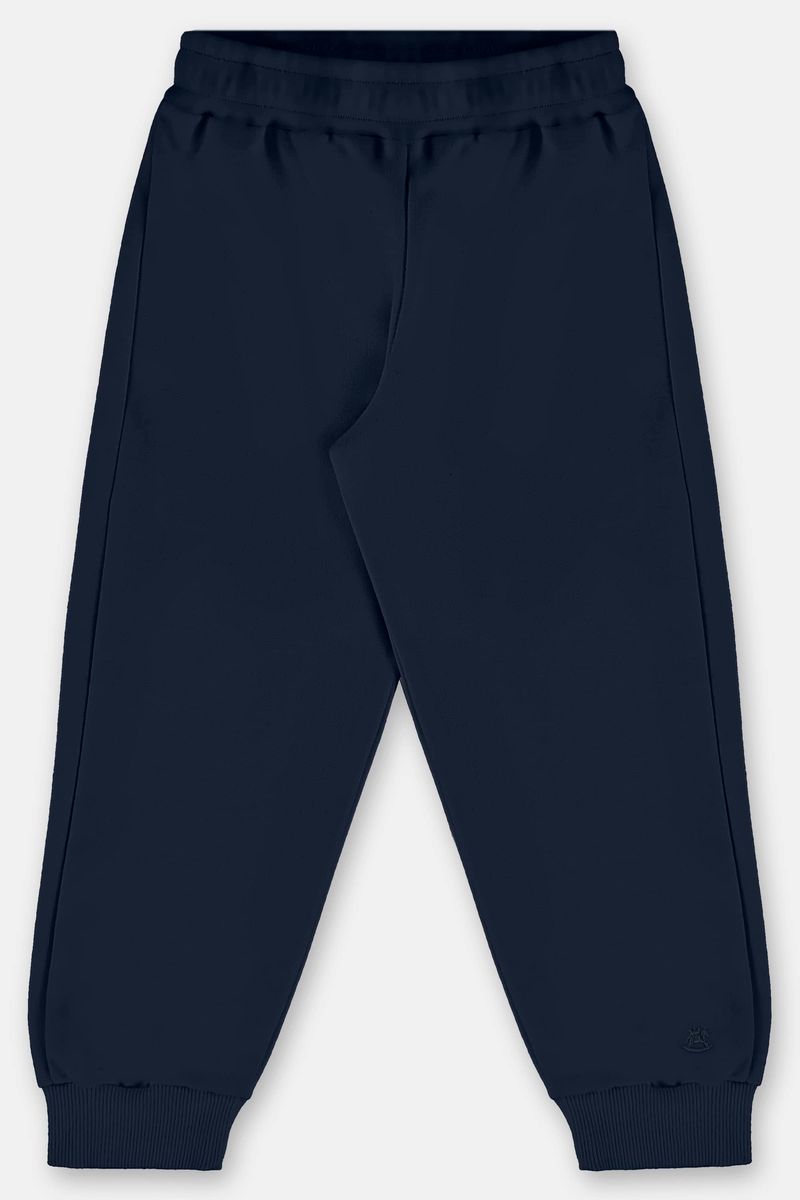 calca-basica-em-moletom-infantil-feminino-azul-marinho-frente