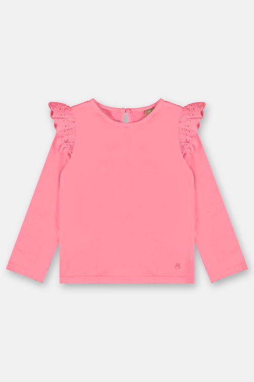 Blusa Básica Infantil Feminino (Rosa Pink) Up Baby