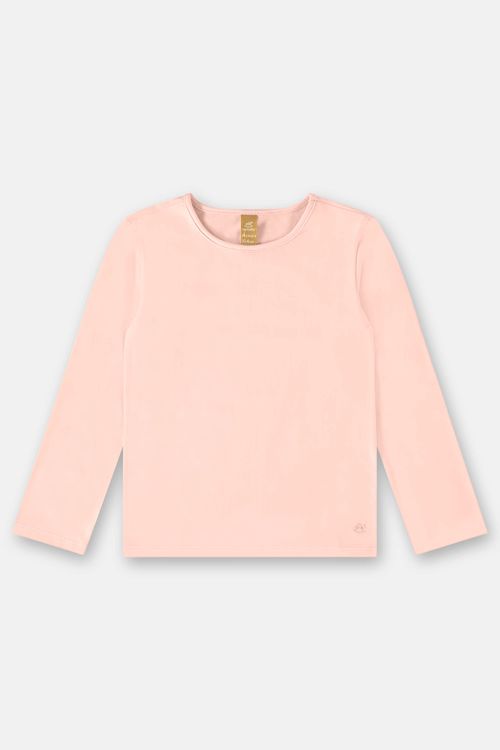 Blusa em Cotton Infantil Feminino (Rosa) Up Baby