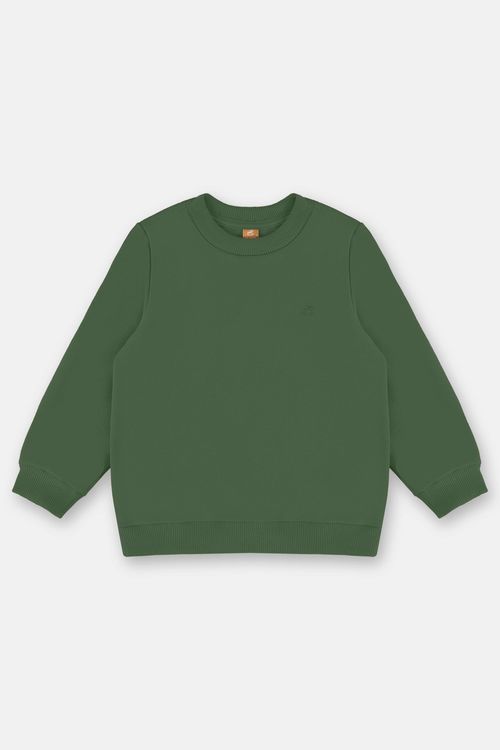 Blusão Básico em Moletom Infantil Menino (Verde) Up Baby