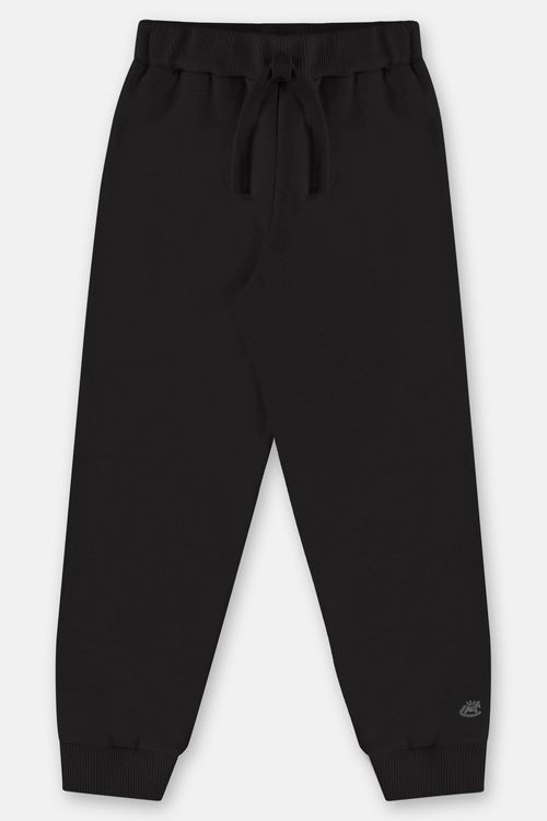 Calça Básica em Moletom Infantil Menino (Preto) Up Baby