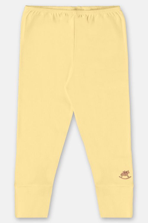 Calça Básica em Suedine Unissex para Bebê (Amarelo) Up Baby