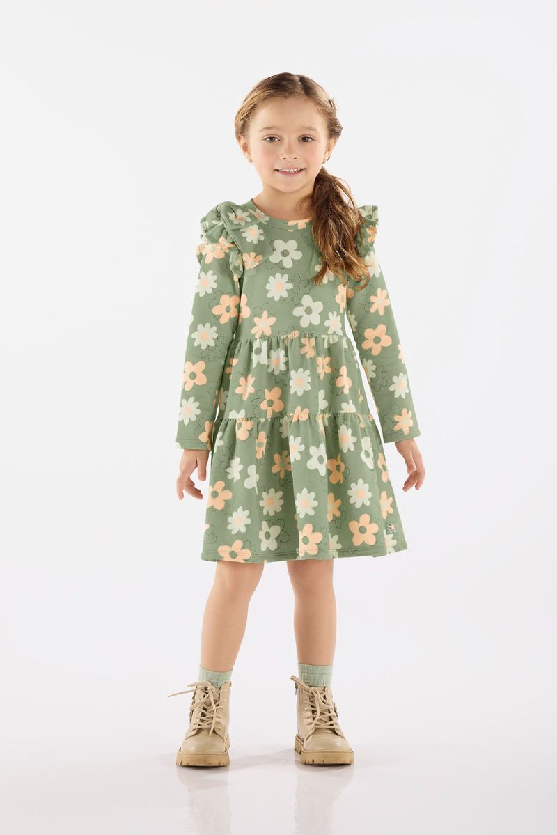 vestido-infantil-em-molecotton-felpa-verde-frente
