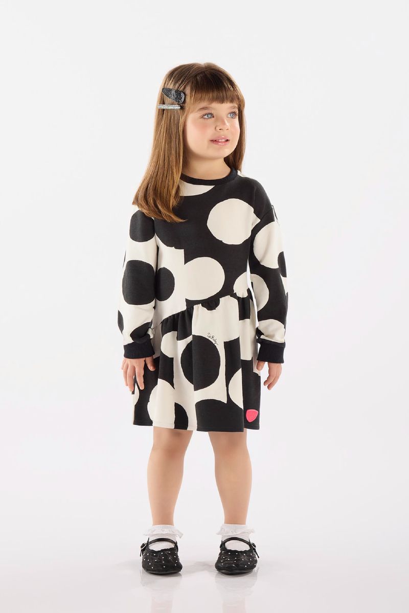 vestido-infantil-em-molecotton-manga-longa-preto-frente