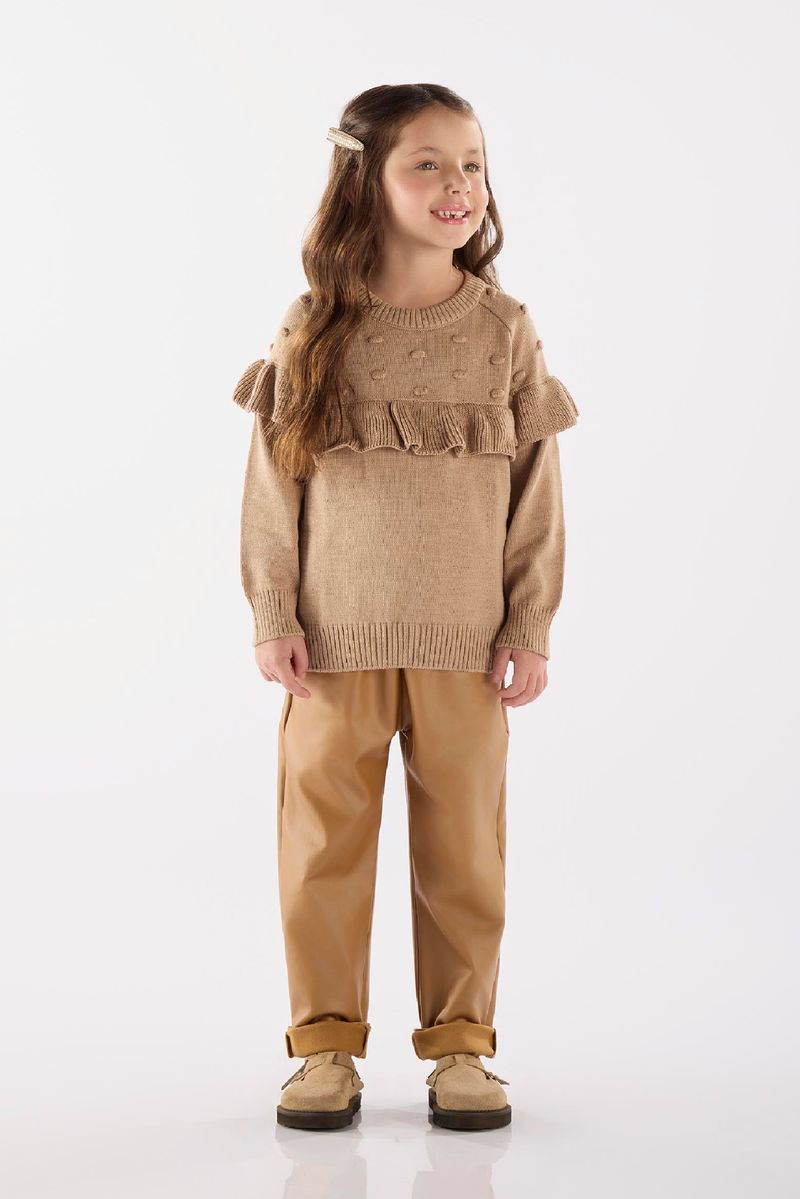 calca-infantil-clochard-em-cirre-peluciado-marrom-frente