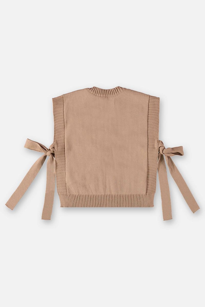 Colete-em-Trico-Infantil-Menina--Off-White--Up-Baby-