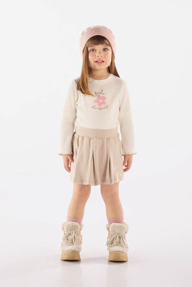 conjunto-infantil-blusa-e-short-saia-xadrez-off-white-frente