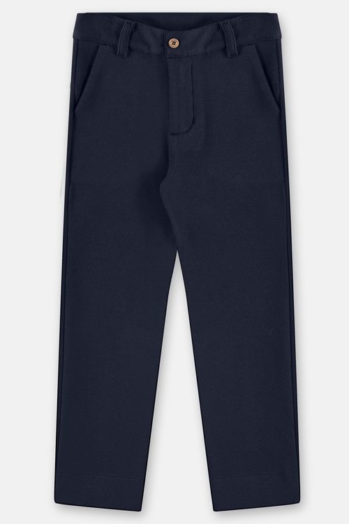 Calça Infantil em Malha Alfaiataria (Azul) Up Baby