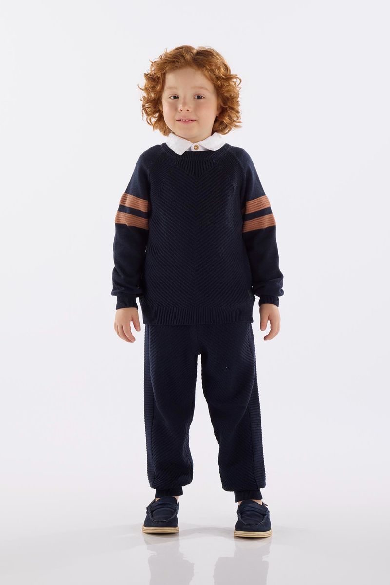 conjunto-infantil-masculino-tricot-azul-frente